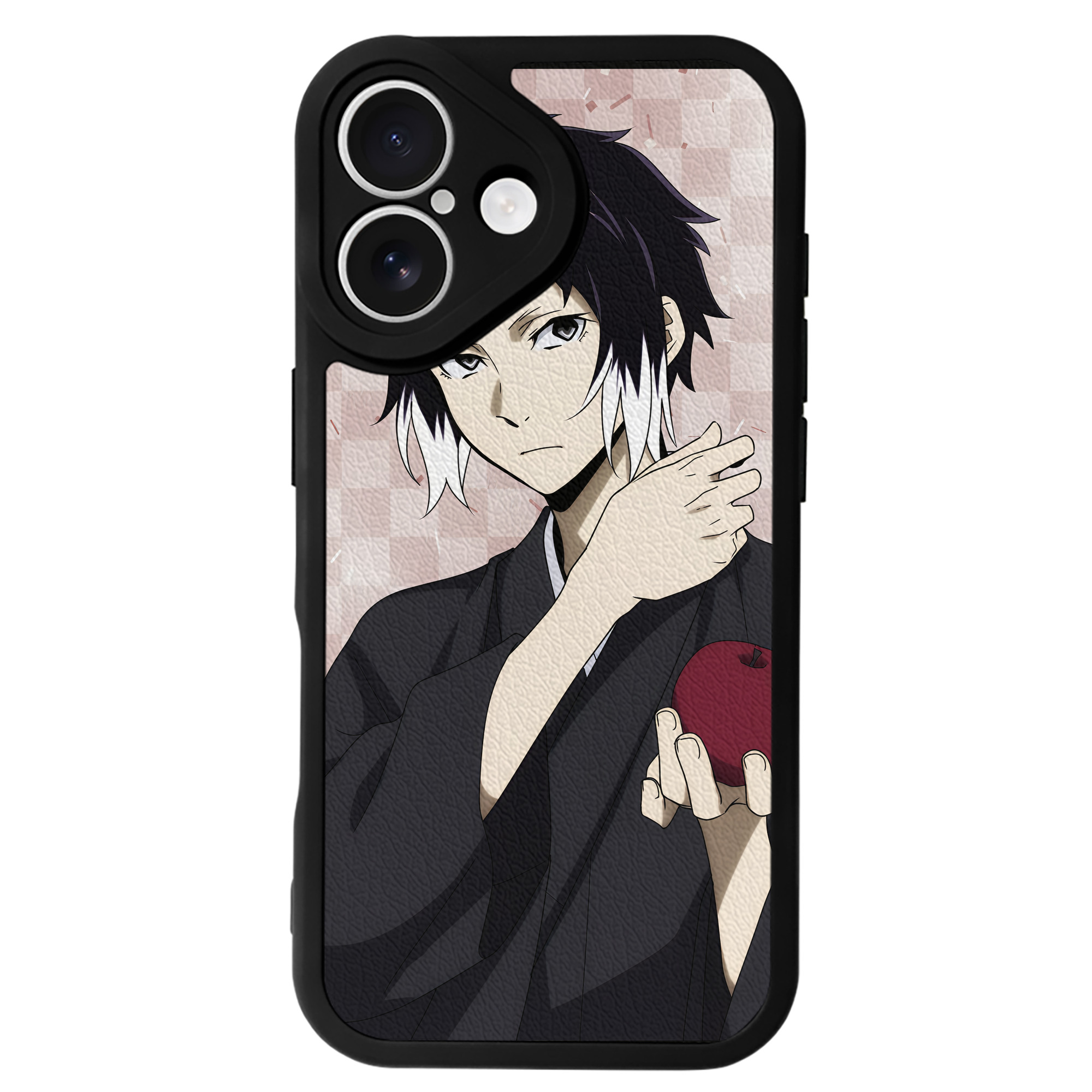 （画像用） 文豪ストレイドッグス Bungo Stray Dogs 【iPhone 16シリーズ対応】シリコンスマホケース（レザー調） 材質：シリコン